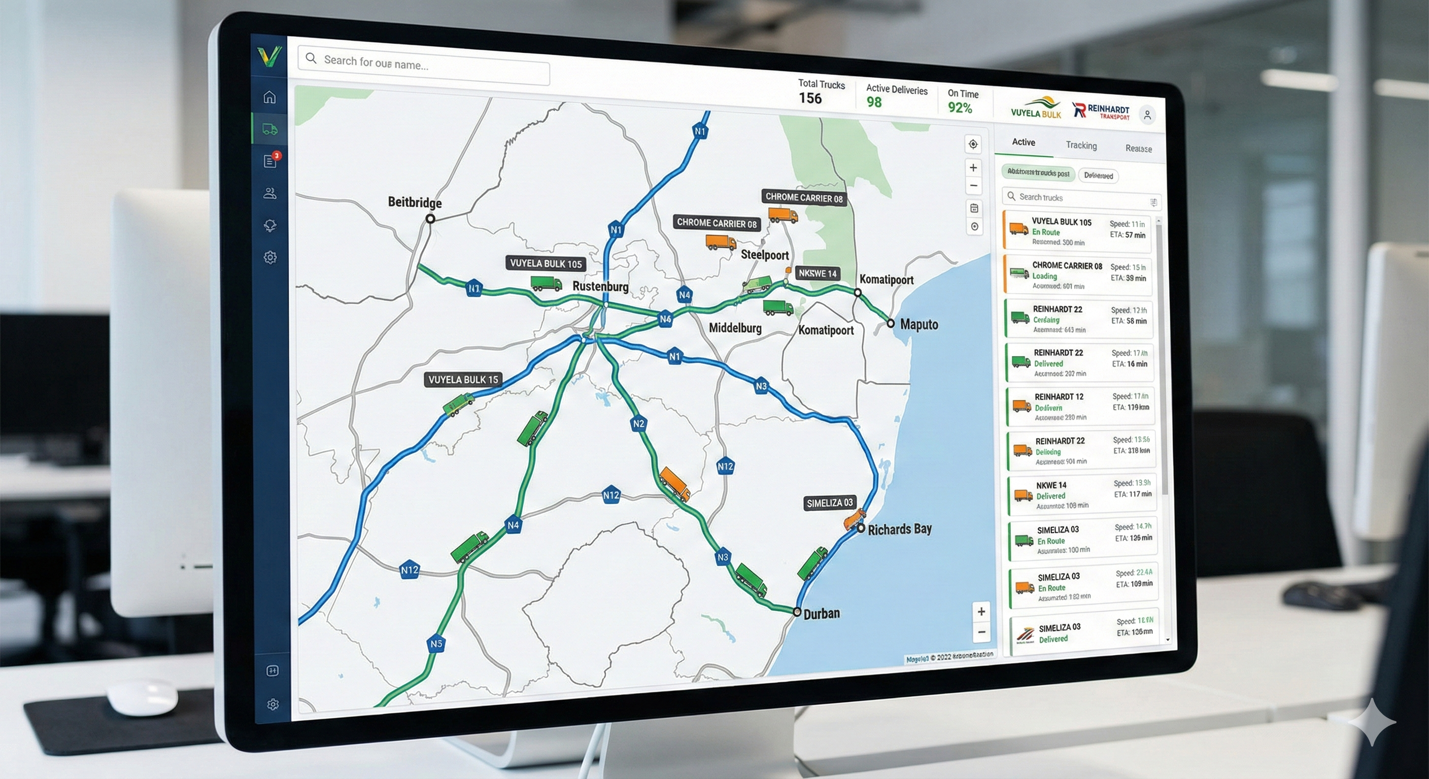 Strategic Warehousing & Live Tracking